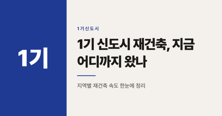 산본 9-2구역 시공사 선정 시작, 다른 1기 신도시는 언제쯨